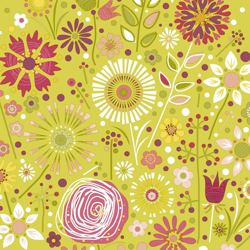 20 Napkins Flowers Graphic Flower Meadow Table Decoration Paper Napkins with Motif Also for Decoupage and Decoupage 33 x 33 cm