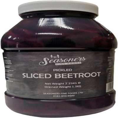 Seasoners Sliced Pickled Beetroot 2.25kg (Pack of 2)