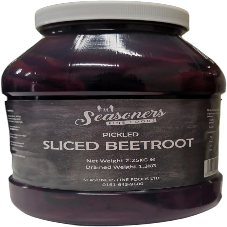 Seasoners Sliced Pickled Beetroot 2.25kg (Pack of 2)