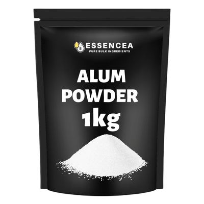 Alum Powder 1Kg by Essencea Pure Bulk Ingredients | Pure Potassium Aluminium Powder | Phitkari | Purifies Water | Natural Deodorant