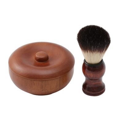 Angoily Shaving Brush Set Beard Brush for Men Facial Clean Tool Included for Shaving Kit Preparation and Daily Beard Grooming Routine