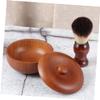 Angoily Shaving Brush Set Beard Brush for Men Facial Clean Tool Included for Shaving Kit Preparation and Daily Beard Grooming Routine view 4