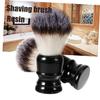 Angoily Travel Beard Brush Men's Bristles Cleaning Brush Styling Beard Barber Fade Portable for Men Resin Handle Nylon view 2