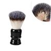 Angoily Travel Beard Brush Men's Bristles Cleaning Brush Styling Beard Barber Fade Portable for Men Resin Handle Nylon view 4