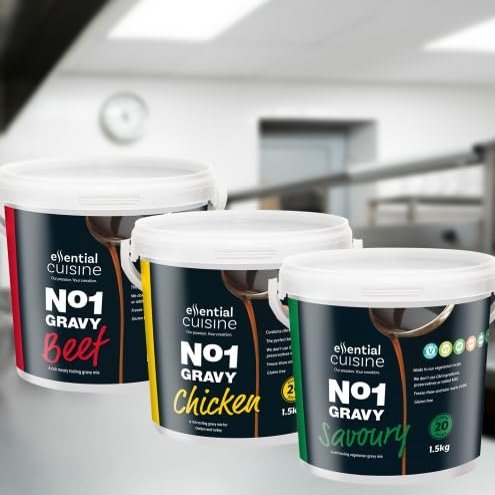 Essential Cuisine No. 1 Gravy Mix Bundle (Savoury, Beef, Chicken 3 x 1.5kg)
