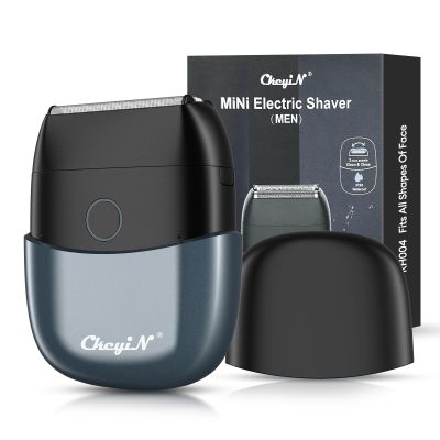 CkeyiN Foil Shaver for Men, Portable Electric Razor Precision Beard Sideburn Razors Twin Blade Wet/Dry Shaving, Cordless Rechargeable Waterproof Mens Travel Facial Hair Groomer