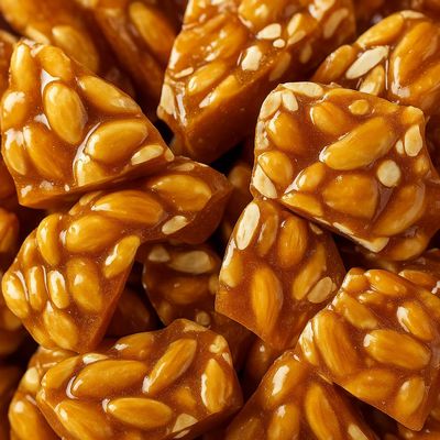 Peanut Brittle Sweets -1kg - Retro Peanut Brittle Assorted Sweets Pick and Mix for Sharing, Gifts, and Parties, 1 Kilo Bulk Bag.