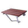 IkErna Solid Wood Folding Stool,Bathroom Wall-Mounted Shoe-Changing Stool 160Kg Load-Beaspace-Saving Bathroom Wall Chair view 1