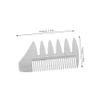 Angoily Double Sided Beard Comb Zinc Alloy Pocket Shaving Comb Mustache Brush Grooming Beard Brush for Men view 2
