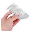 Angoily Double Sided Beard Comb Zinc Alloy Pocket Shaving Comb Mustache Brush Grooming Beard Brush for Men view 4