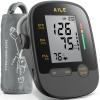 AILE Blood-Pressure Monitor UK: BP Machine Upper Arm for Home Use with Adjustable Large Cuff(22-42cm) - Accurate and Reliable CE Approved Heart Rate Monitors (Black) view 1