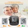 AILE Blood-Pressure Monitor UK: BP Machine Upper Arm for Home Use with Adjustable Large Cuff(22-42cm) - Accurate and Reliable CE Approved Heart Rate Monitors (Black) view 4