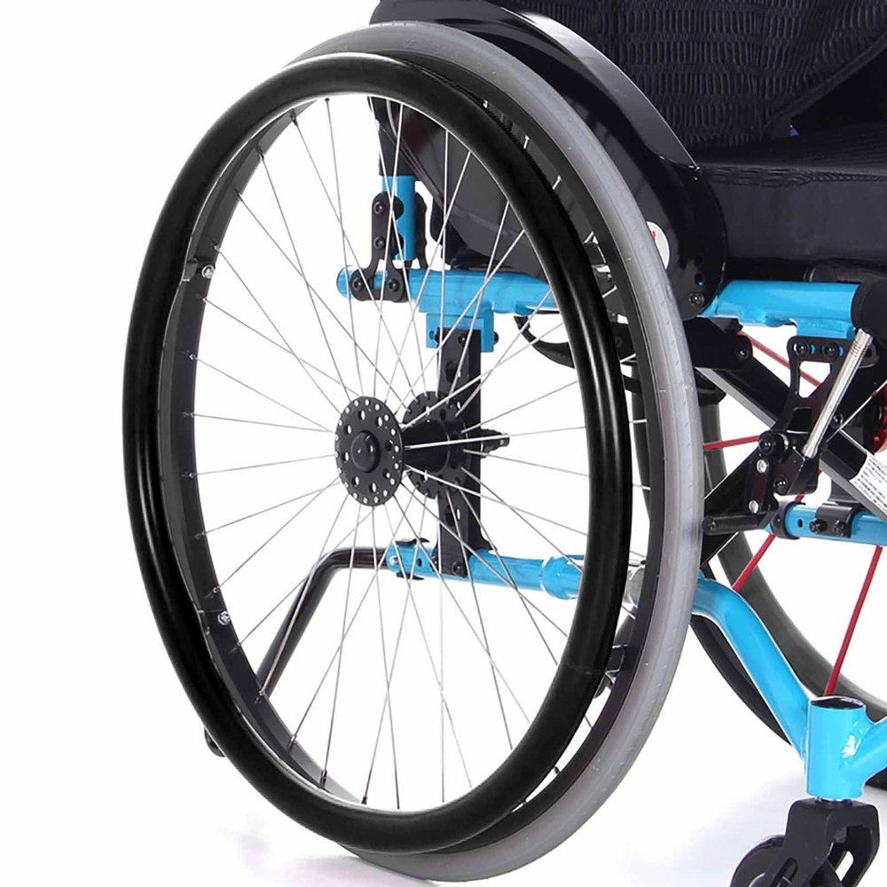 Wheelchair Push Wheel Covers,24inch Silicone Wheelchair Push Rim Covers, Non-Slip Wear-Resistant Hand Push Cover, Wheelchair Handrim Covers, Wheelchair Rear Wheel Cover for Improve Grip and Traction (