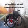 Wheelchair Push Wheel Covers,24inch Silicone Wheelchair Push Rim Covers, Non-Slip Wear-Resistant Hand Push Cover, Wheelchair Handrim Covers, Wheelchair Rear Wheel Cover for Improve Grip and Traction ( view 4