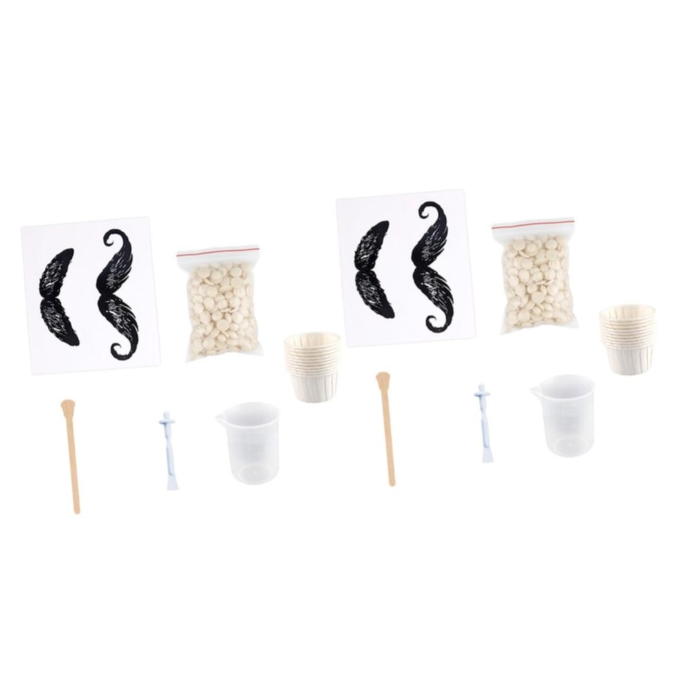 Angoily 2 Sets Portable Nose Depilation Tool Nose Hair Removal Wax Beans Kit Wax Stick for Blocked Cleaning