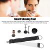 Beard Shaving Tool Set Hair Grooming Sets for Men Shaving Brush Stand Shaver Holder Shaving Soap Bowl Sharpening Cloth Beard Brush for Salon view 3