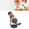 Beard Shaving Tool Set Hair Grooming Sets for Men Shaving Brush Stand Shaver Holder Shaving Soap Bowl Sharpening Cloth Beard Brush for Salon view 4