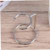 Angoily 2pcs Stainless Steel Beard Brush Stand Holder Catches Trimmings Shave Brush Organizer Stand Men for Home Salon view 2