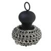 AENZA Stainless Steel Silicone Ball Brush, Pot and Bowl Ring Net, Metal Cup Brush Net, Silicone Ball Brush, Kitchen Cleaning Products view 1