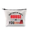 BDPWSS Don't Make Me Drop a House On You Wizard Fans Makeup Bag for Women Friend, Drop a house bag, Fashion view 1