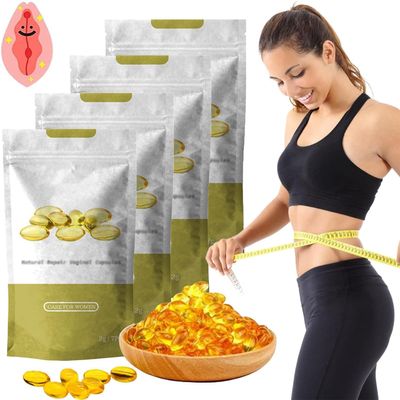 Aafq Natural Repair Capsules,Aafq Capsules for Women, Aafq Detox Repair, Itch Detox Slimming Products, Natural Detox Viginal Gel, Revert to Tight and Tender State (4 Bags)