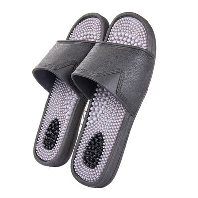 Acupressure Foot Reflexology Massage Slippers Women Men Foot Pain Relief Massage Sandals Promoting Blood Circulation Myofascial Release Trigger Point Acupuncture (Color : Black/Grey, Size : 40/41 EU