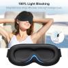 Gritin 100% Blackout Sleep Masks for Women & Men - Zero Pressure Sleeping Eye Mask- Ergonomic Design 3D Cutout Eye Movement Friendly, Ultra Soft & Comfortable for Nap/Travel Essentials view 2