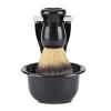 3 PCS Professional Men Shaving Brush Stand Holder Bowl Set, Small Size, Keepsand Brush Dry, Strong Structure for Easy Taking and Putting, PlasticHolder, Creates a Wonderful view 3