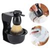 3 PCS Professional Men Shaving Brush Stand Holder Bowl Set, Small Size, Keepsand Brush Dry, Strong Structure for Easy Taking and Putting, PlasticHolder, Creates a Wonderful view 4