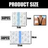 100 PCS Transparent Stretch Adhesive Bandages Waterproof Transparent Film Dressing Bandages Tattoo Second Skin Tattoo Bandage Clear Second Skin Tattoo Cover Wound Dressing Protective Shield view 2