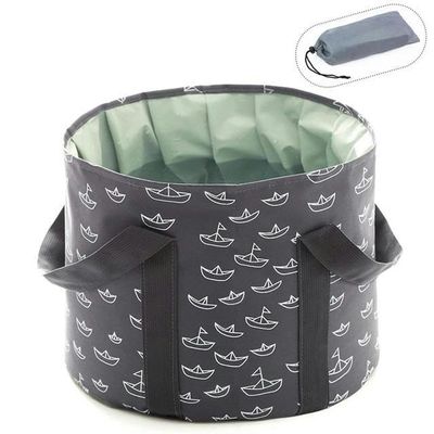 12/14/18/21L Portable Bucket Water Storage Bag Collapsible Bucket Waterproof Water Bag Car Washing Bucket Fishing Folding Bucket-18L 33x28cm