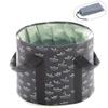 12/14/18/21L Portable Bucket Water Storage Bag Collapsible Bucket Waterproof Water Bag Car Washing Bucket Fishing Folding Bucket-18L 33x28cm