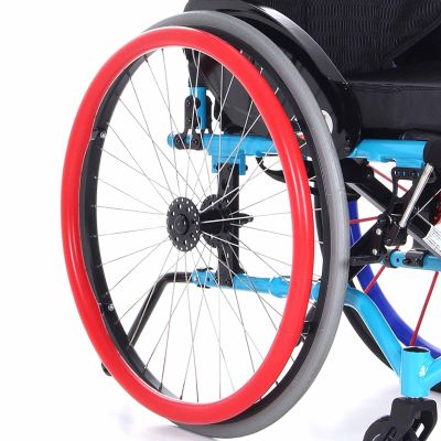 Wheelchair Push Wheel Covers,24inch Silicone Wheelchair Push Rim Covers, Non-Slip Wear-Resistant Hand Push Cover, Wheelchair Handrim Covers, Wheelchair Rear Wheel Cover for Improve Grip and Traction (