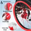 Wheelchair Push Wheel Covers,24inch Silicone Wheelchair Push Rim Covers, Non-Slip Wear-Resistant Hand Push Cover, Wheelchair Handrim Covers, Wheelchair Rear Wheel Cover for Improve Grip and Traction ( view 2