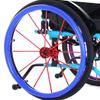 Wheelchair Push Wheel Covers,Hand Push Cover, Wheelchair Push Rim Covers, Wheelchair Rear Wheel Push Ring Silicone Protective Cover, Wheelchair Handrim Covers,1 Pair (Color : Black, Size : 24in) (Col view 1