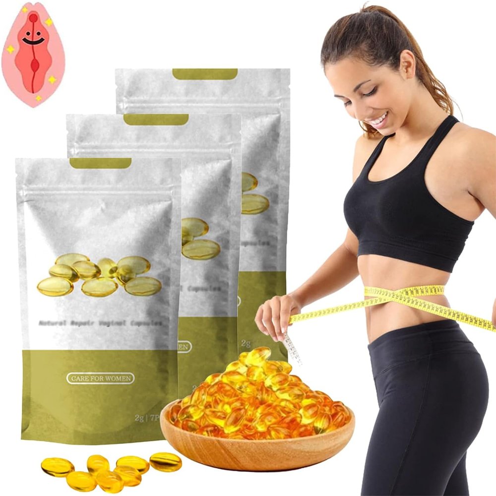 Aafq Natural Repair Capsules,Aafq Capsules for Women, Aafq Detox Repair, Itch Detox Slimming Products, Natural Detox Viginal Gel, Revert to Tight and Tender State (3 Bags)