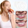 LXURY False Teeth Veneers Top and Bottom Instant Veneers Fake Teeth White Dentures Instant Smile Veneers Cosmetic Teeth Whitening Temporary Prosthesis Teeth with Thermal Beads,01,11PCS view 2