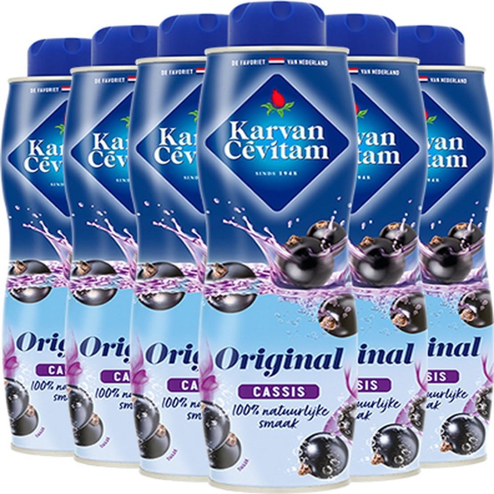 Karvan Cevitam - Original Cassis - 6x 60cl - Voordeelverpakking