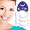 Dazzluxe 2 Pairs Snap on Dentures Silicone Upper & Lower False Teeth Cosmetic, Comfort Instant Whitening Veneers Teeth, White Cosmetic False Tooth Clip in Veneers Teeth view 1