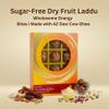 Dawn Lee Assorted Dry Fruits Laddu - Sugar Free - Mamra Almonds Unprocessed Pure Dates Sweetness - Low GI- Protein Bars- Gluten Free- Kids Nutrition Bar - Indian Sweets- A2 Bilona Ghee -200GM view 3