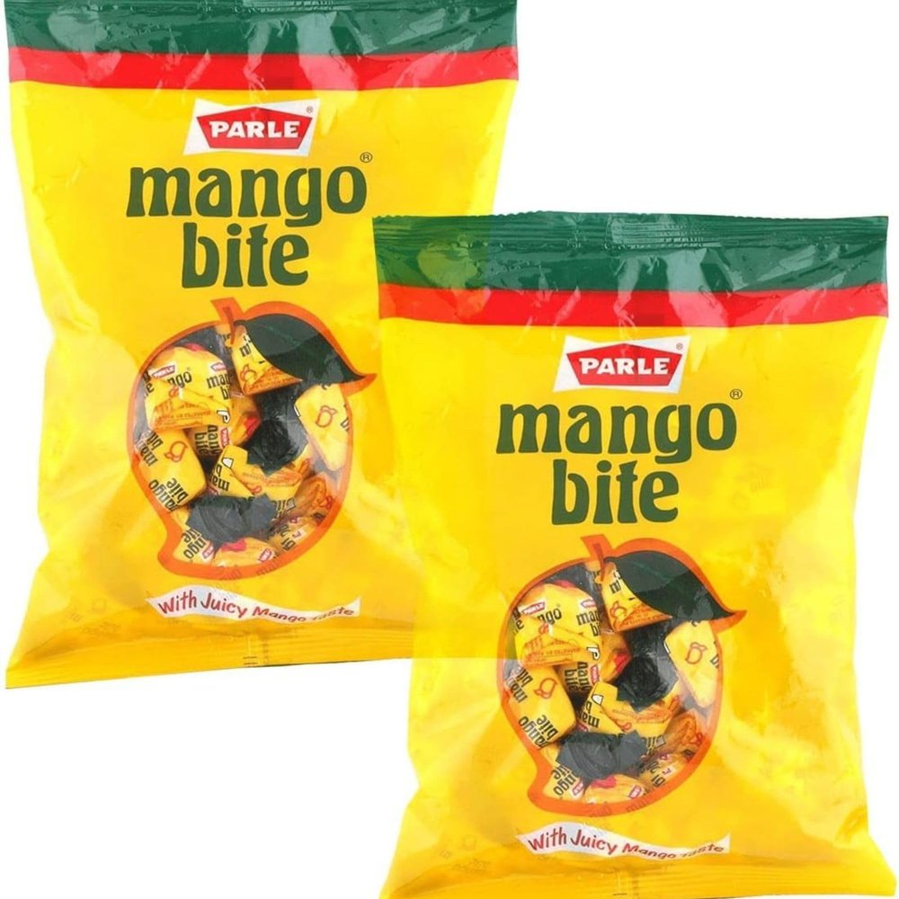 Generic Parle Various Flavoured Biscuits, Chocolates & Juices - Combination of Taste - Crispy & Crunchy Tea Time Snack & Drinks - Anytime & Anywhere Treat - Easy To Carry (Mango Bite 333g_P2)