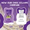 Guiltfree Sugar Free Chocolate Eclairs Sweets Retro Classic Sweet Eclair Sweets Milk Chocolate Toffee| for Diabetic Gift Hamper Basket Available - Perfect for Gifting | 1 x 75g Resealable Pack view 4