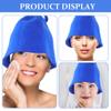 Happyyami 2pcs Wool Felt Shower Cap Absorbent Sauna Hat for Spa Household Bath Hat view 4