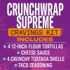 Taco Bell Crunchwrap Supreme Cravings Kit, 22.6 oz Box view 4