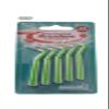 Angle Interdental Brushes (0.5mm - Size 2) / Easy and Simple Interspace Cleaning with Long Handle and Angled Neck / 1 x 6 Brushes view 1