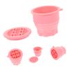 SKISUNO Makeup Brush Cleaner Silicone Foldable Cleaning Bowl for Makeup Brushes Lightweight Drying Rack for Beauty Use view 3