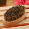 ANKROYU Men Face Hair Cleaninged Brush, Portable Hair Moustache Kit Moustache Oval Beard Shaving Massage Brush, Bristles to Soften Your Facial Hair view 3