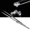 ANKROYU Tweezers, Jewelry Tweezers, Stainless Steel Tweezers, DIY Jewelry Tweezers, Precision Tweezers, Craft Tweezers for DIY Jewelry Diamond Gem Making Tool(With Lock) view 3