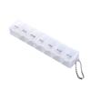 Pill Container 7 Day - Clear Travel Pill Organizer - Dustproof Medicine Organizer, Medication Organizer Storage for Fish Oils, Medicine Supplements, Storage Tedious view 1