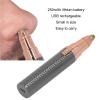 3 in 1 Electric Eyebrow Trimmer, Nose Hair Trimmer, High Efficiency Hair Remover, Safe Cutting, USB Rechargeable, Small and Portable (Black) view 3